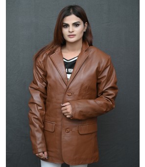 Leather Coat Women