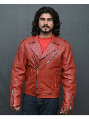 Men Moto Style Leather Jackets