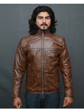 Vex Leather men Jacket