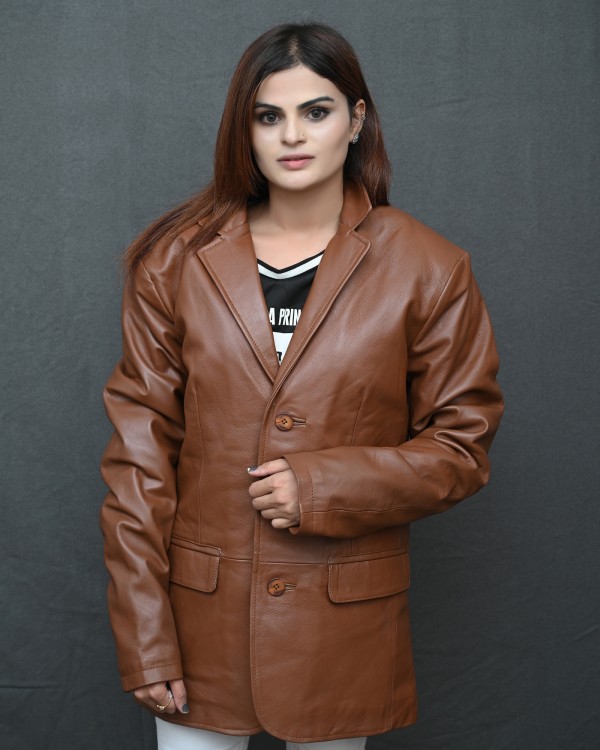 Leather Coat Women