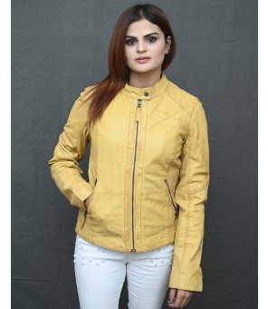 Lambskin Leather Jacket Women