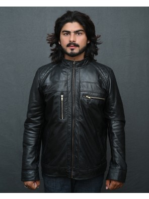 Black Leather Jacket Men