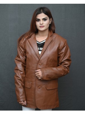 Leather Coat Women