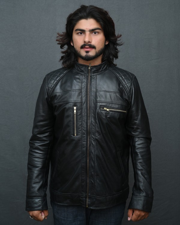 Black Leather Jacket Men