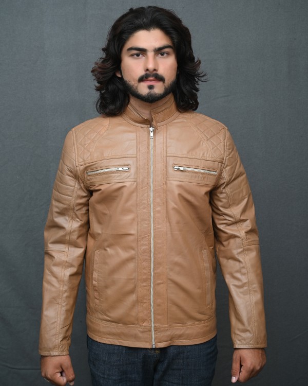 Brown Leather Jacket men
